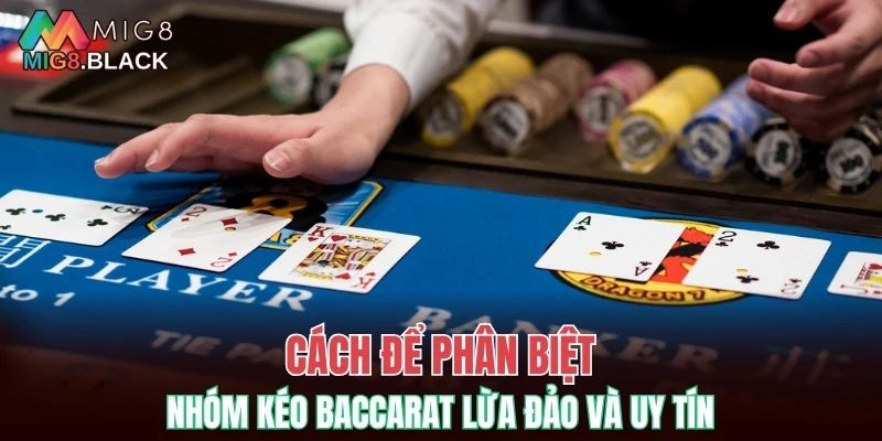 Cách để phân biệt nhóm kéo baccarat lừa đảo và uy tín