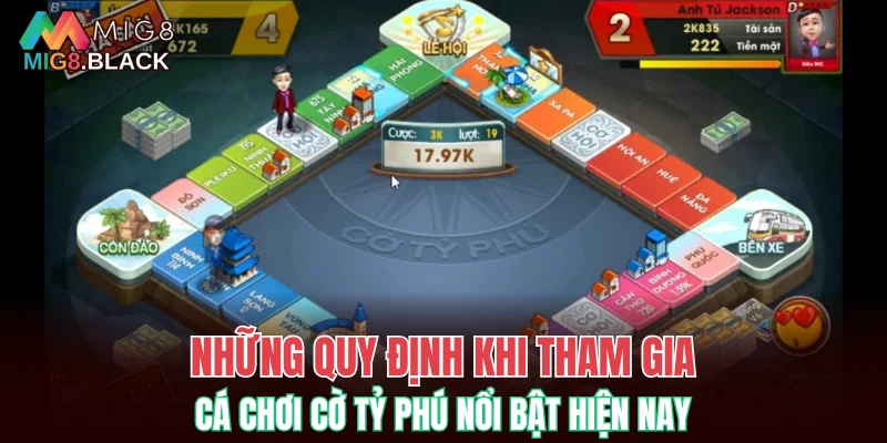 Quy định chuẩn chỉnh trong game tỷ phú