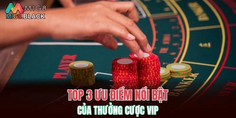 Top 3 ưu điểm nổi bật của thưởng cược VIP